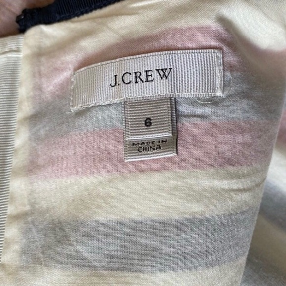 SOLD***J.Crew Red & Blue Striped Sheath Dress Sz 6***SOLD - Picture 4 of 6